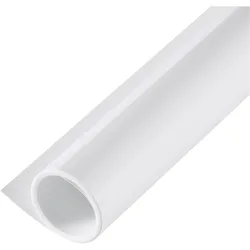 Premium Matte Finish Waterproof PVC Photography Backdrop - Anti - Wrinkle White & Black (70x140cm White)