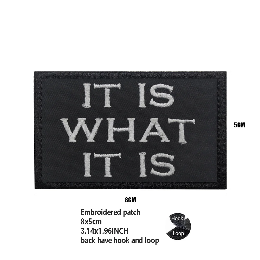 Embroidered LIVESTOCK AGENT Magic Badge Patch with Personality and Morale Appeal