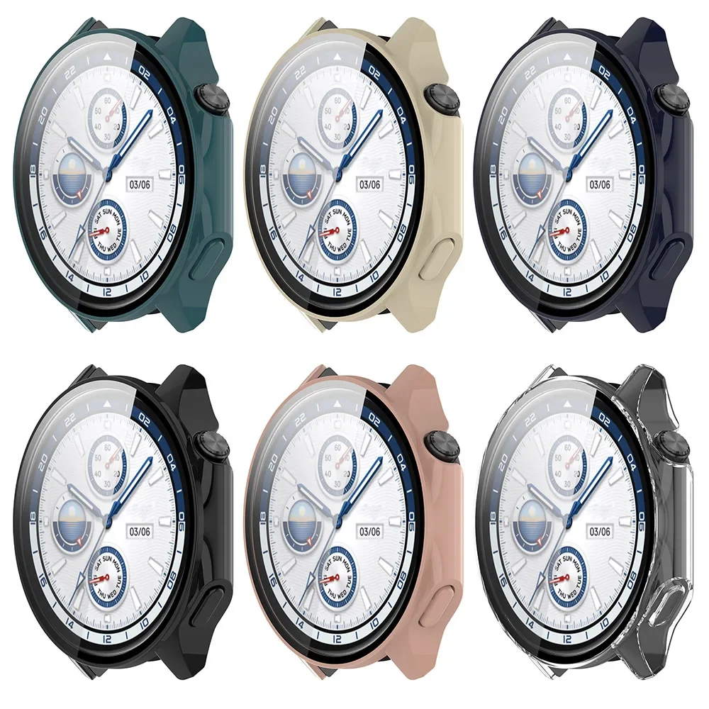 watch protective case PC Case Glass for Oneplus Watch 2 Smart Watch tempered glass all-around bumper cover for Oppo X