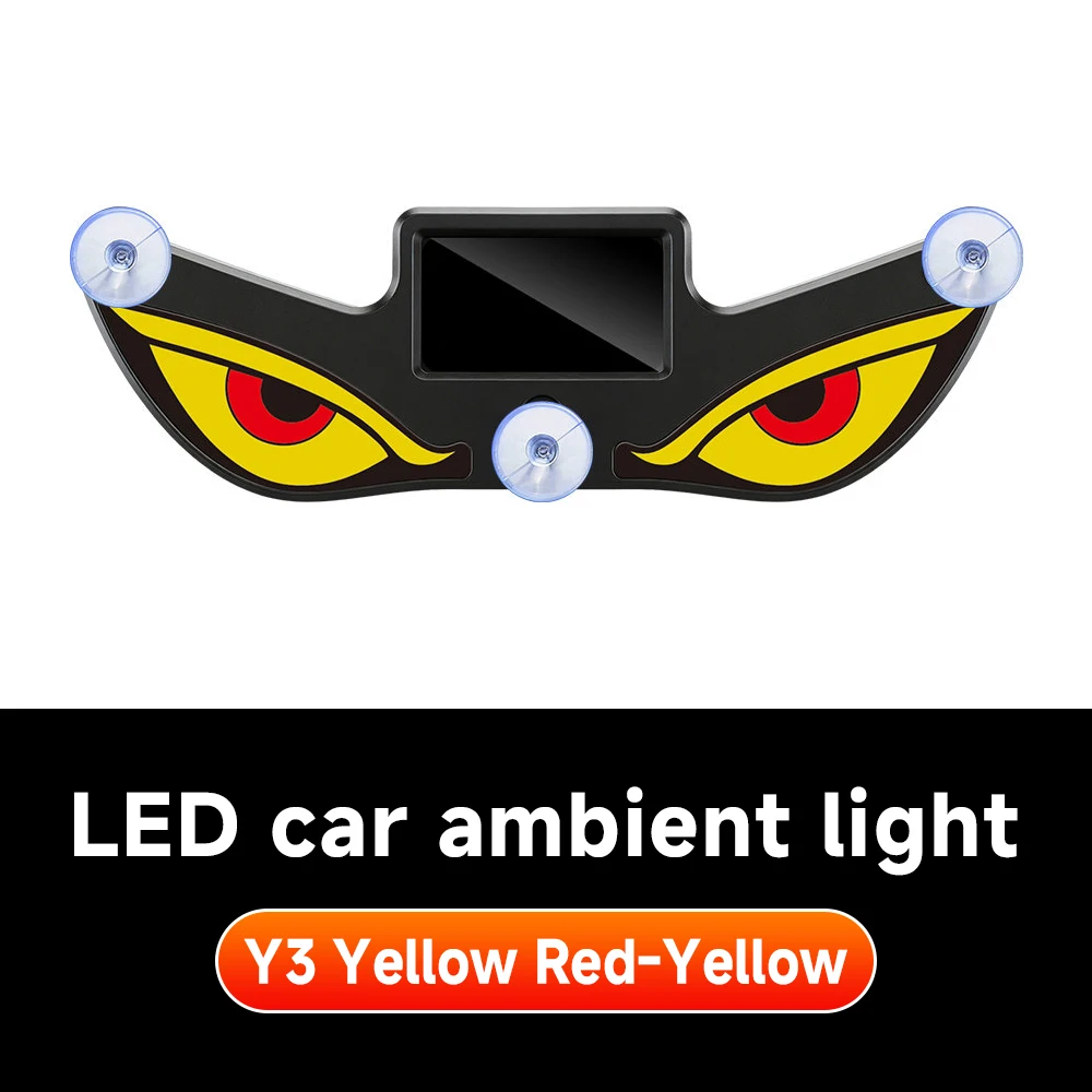 Car Solar-Powered Devil Eye Warning Light - Wireless Installation