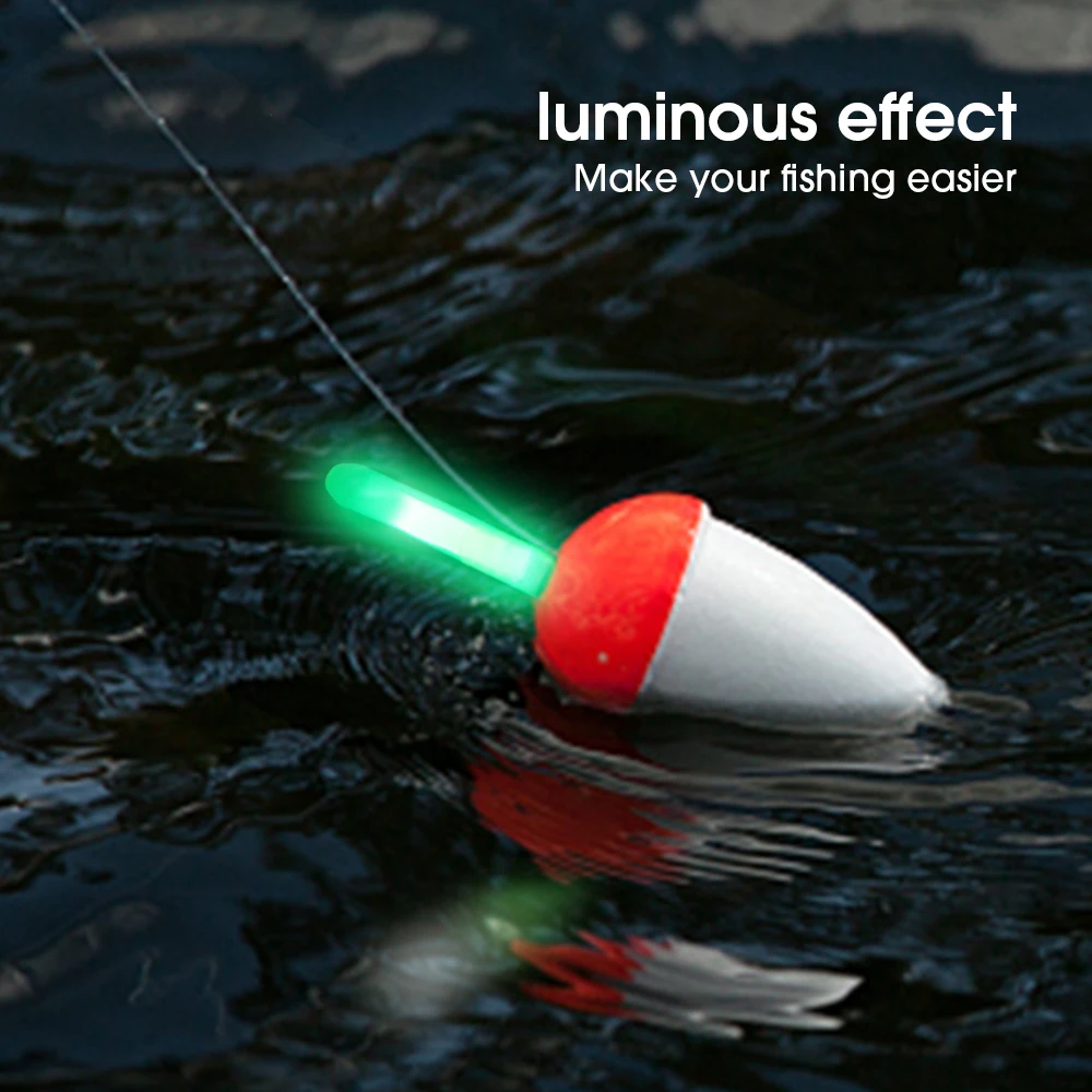 50PCS Fishing Float Light Stick Fluorescent Lightstick LED