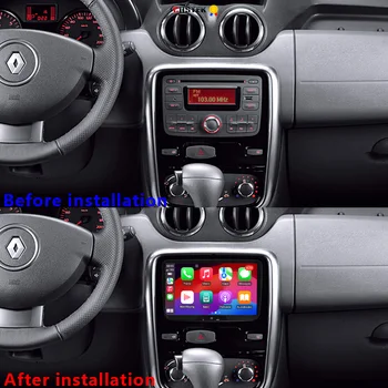 CHSTEK Android 13 Radio de coche para Renault Duster Sandero Lodgy Dacia Logan Dokker Captur Lada Xray Carplay WIFI 4G GPS BT Player 1
