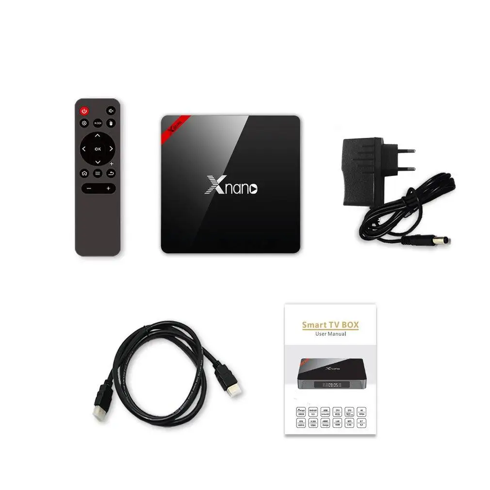 Приставка Смарт-ТВ Amlogic S905X 4K 2 ГГц 1 + 8 Гб Wi-Fi HDMI |