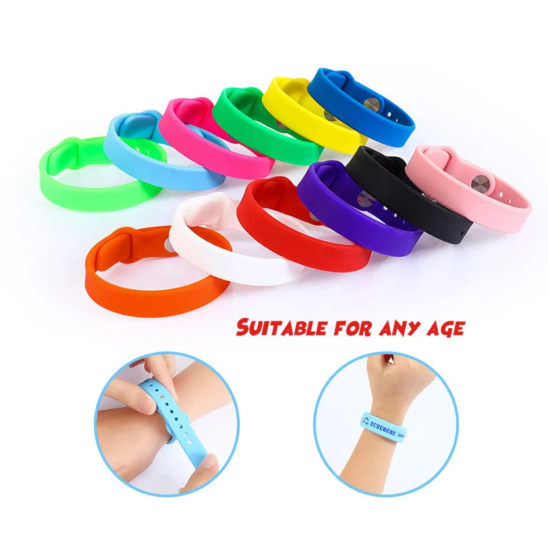 Back Buckle Style Custom Bracelets Engraved ID SOS Customizable Wristband Armband Sports Personalized DIY Bands 1PCS