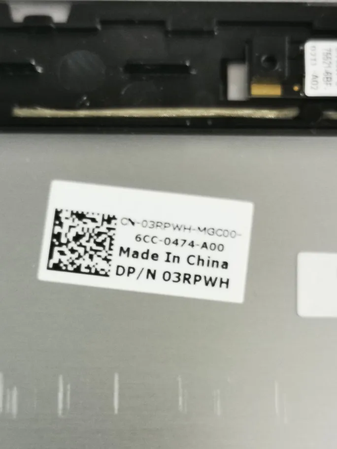 Tampa Traseira Lcd para Dell Inspiron 15 5545 5547 5548 Tela Sensível ao Toque Prata 03rpwh 3rpwh - Imagem 2