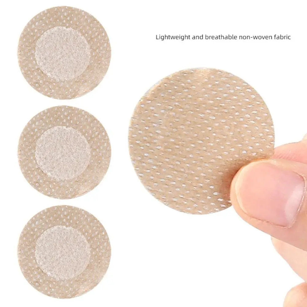 100pcs Traceless Men Nipple Cover Waterproof Breathable Chest Sticker Reusable Sweatproof Breast Patch Outdoor Activities
