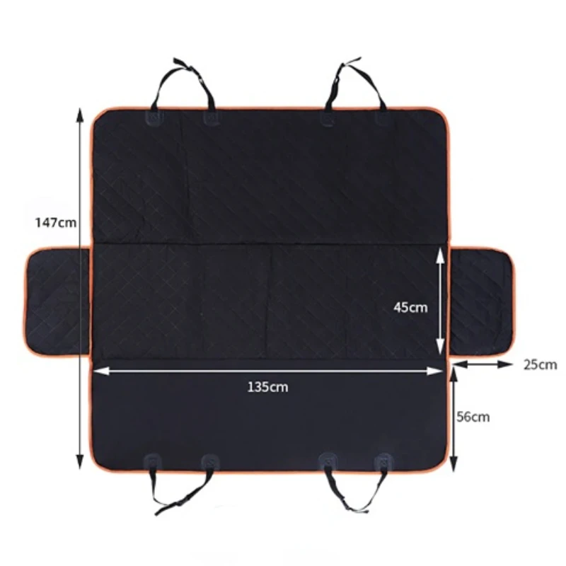 Waterproof Pet Dog Car Seat Cover Protector Foldable Heavy Duty Pet Dog Hammock Car Seat Cover Waterproof Scratchproof Nonslip