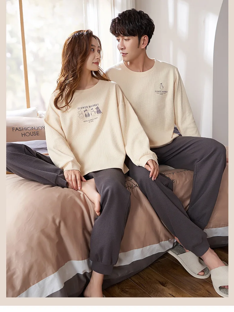 Couples 100% Cotton Plus Size Sleepwear Sets