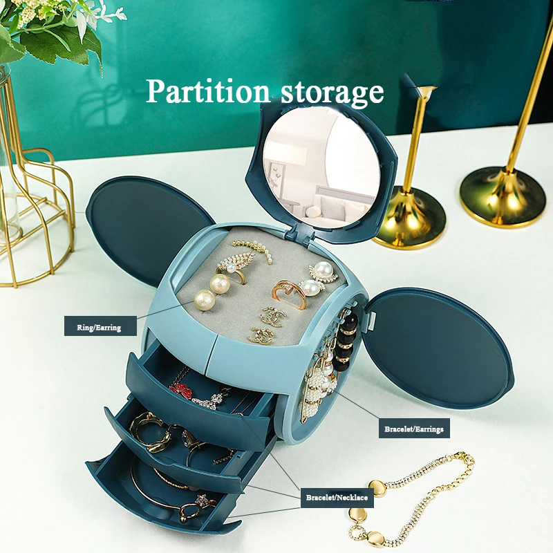

Creative Shape Jewelry Household Pendant Earring Ring Display Stand Storage Box Bracelet Necklace Desktop Organizer Dropshipping