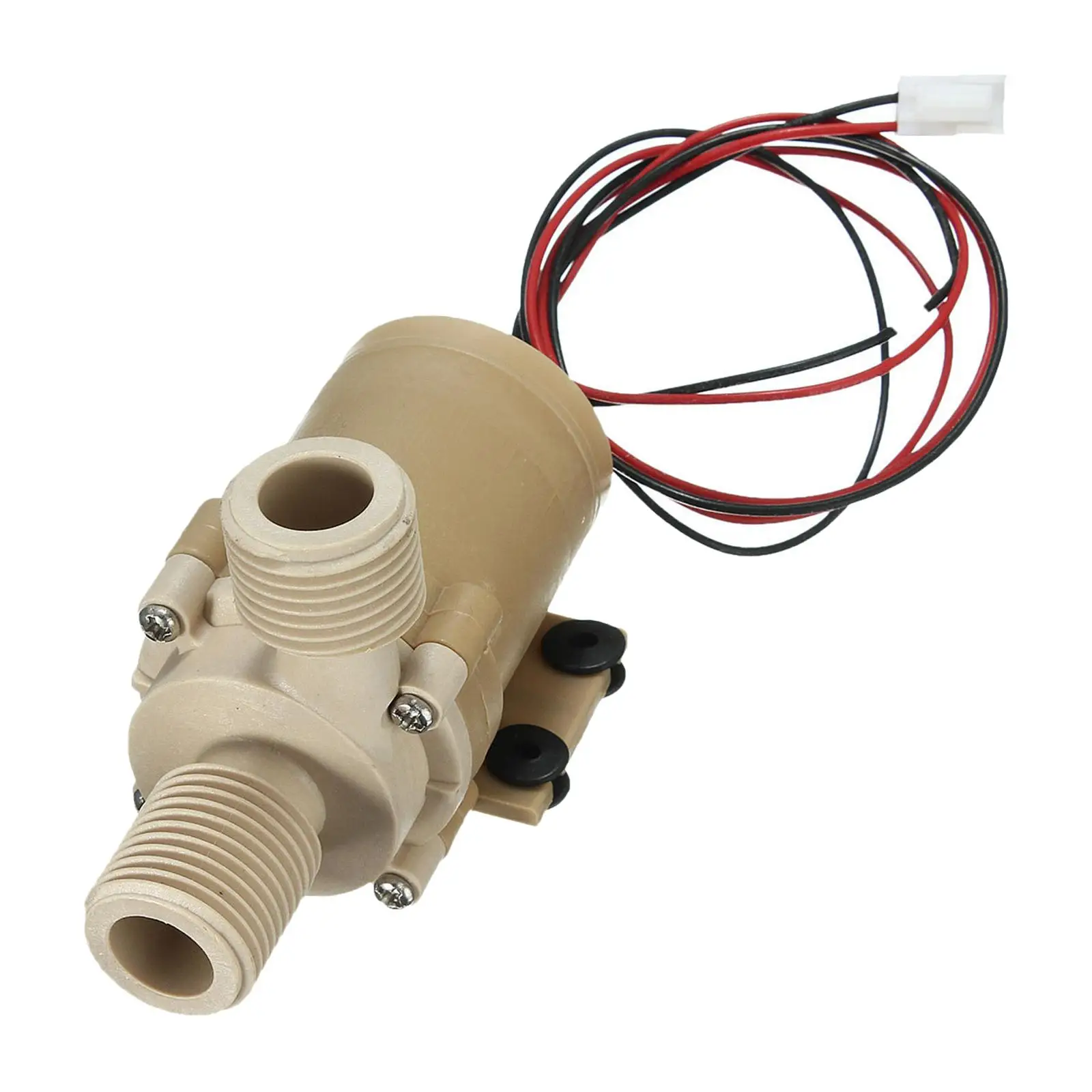 DC 12V Hot Water Circulation Pump, Low Noise 3M with Two High Temperature Resistant