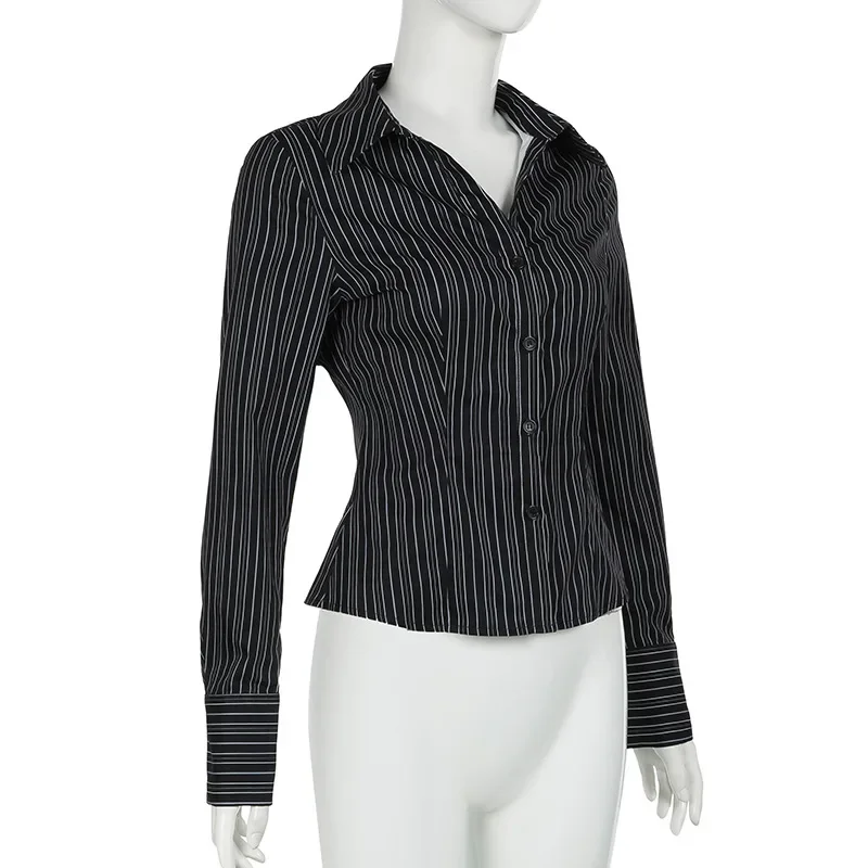 売れ筋商品|||ビーヤング シャツ レディース トップス BYFINNA - Button-down blouse - black Chiffon Button-Down Shirt | Old Navy