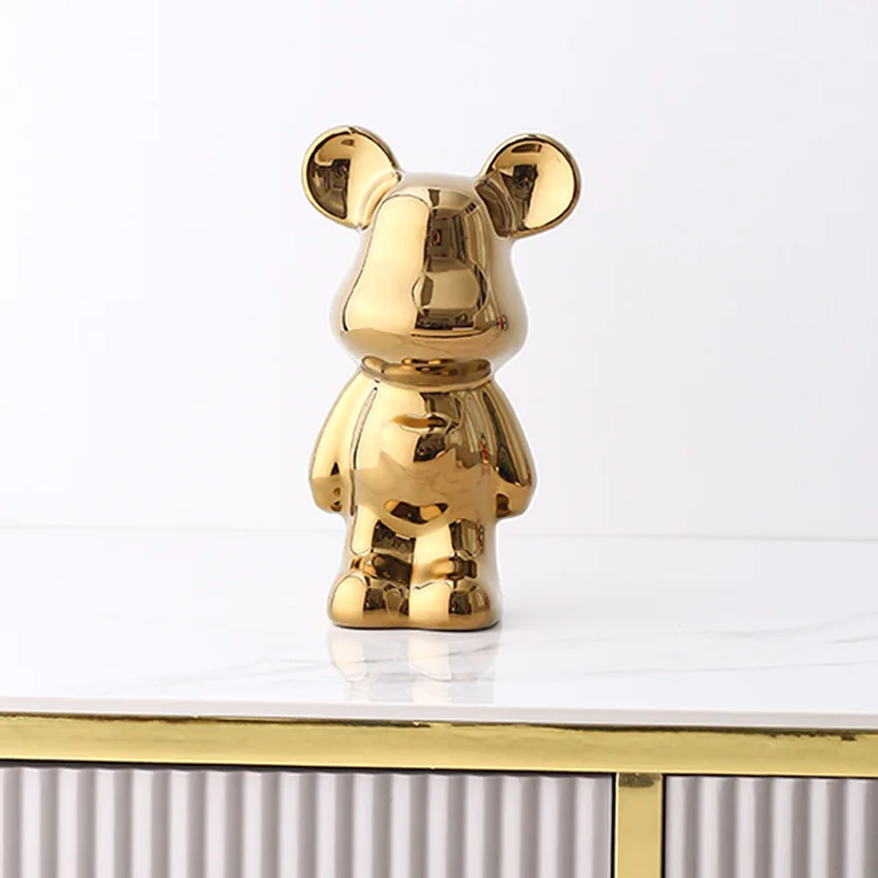 

High-End Ceramic Doll for TV Cabinet, Violent Bear, Money Saving Jar, Wine Cabinet, Decoration and Ornaments