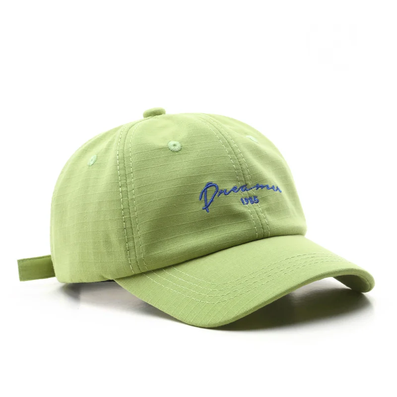 

2023 New Fashion Summer Women's Cap Female Letter Embroidered Vintage Couple Cap Outdoor Men's Travel Sunscreen Baseball Cap
