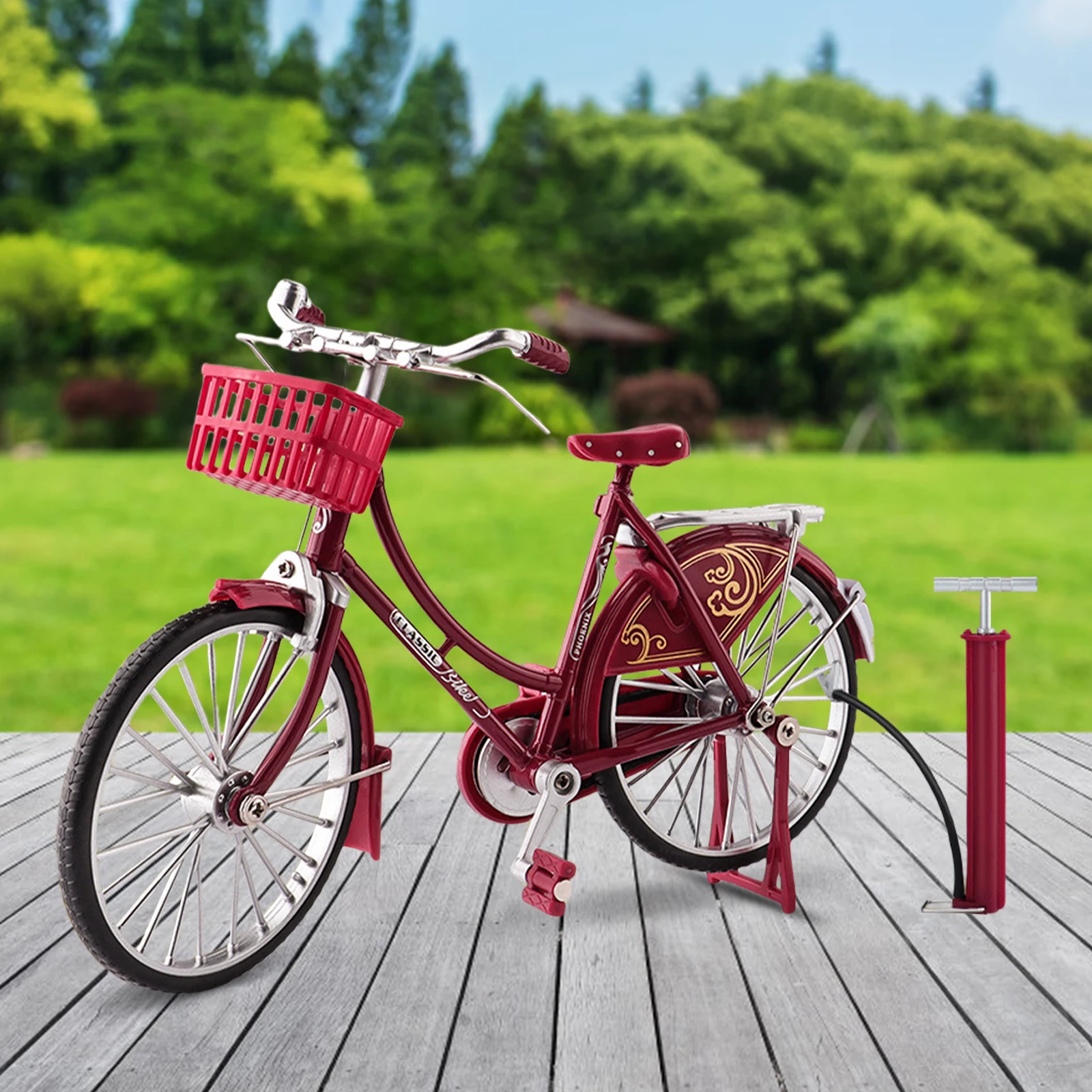 金属製タンデム自転車ミニチュア 楽天市場】1/8スケール 金属製 BMX 自転車 ミニチュア 模型