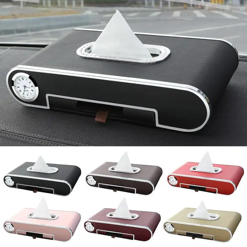 

Universal Car Tissue Holder For Dashboard Tissue Box Case Container Organizer Holder Craft Ornament Interior Accessories