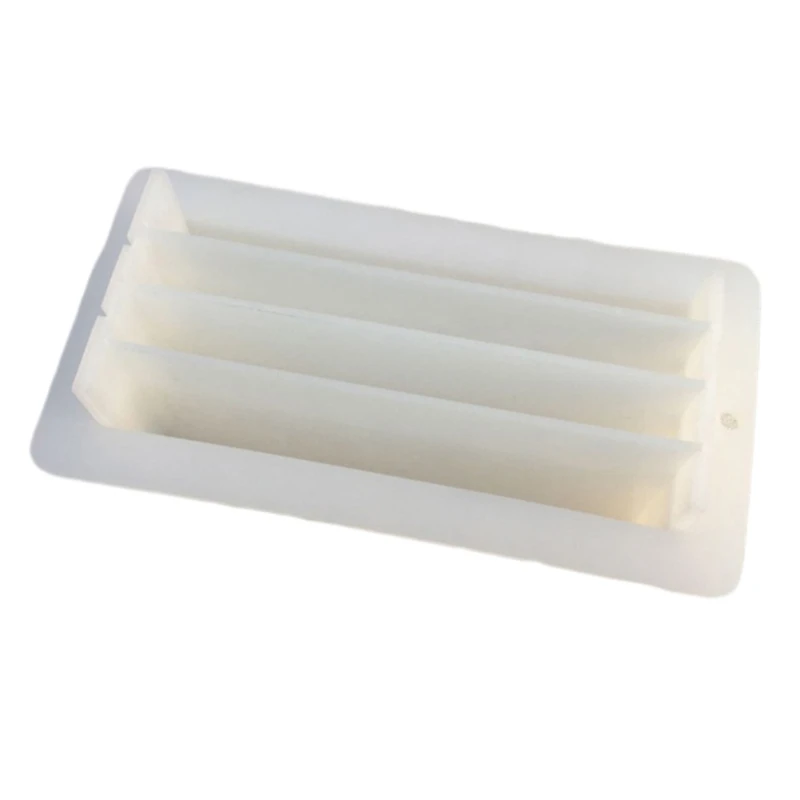 

N7MD Soap Mold Silicone Box DIY Hand Soap Mold Rectangular Toast Moulds Loaf Divider