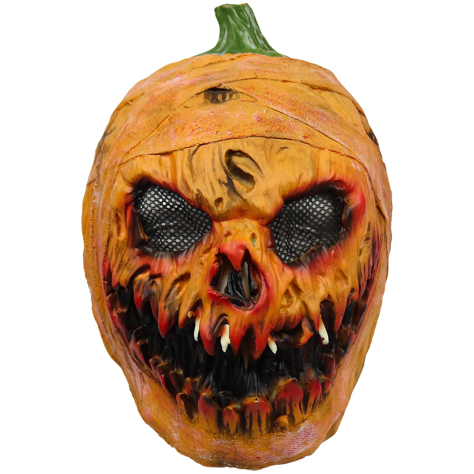 

Halloween Pumpkin Face Head Masks, Scary Masquerade Face Cover,Halloween Novelty Costume Party Props Accessories