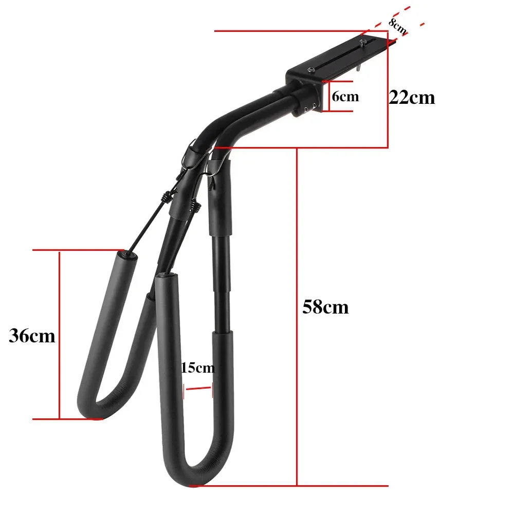 Bike Surfboard Rack Surfboard Motorcycle Rack Bicycle Surfing Board Carrier Mount Holder Seat Posts Wakeboard Bicycle Accessory