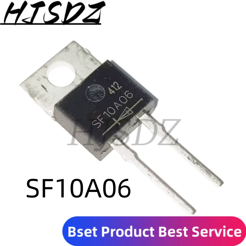 10 Uds./Lote Productos Usados Originales Sf10A06 Er1006 Dse1006 10A 600V Diodo De Recuperaciaciion Ralpida