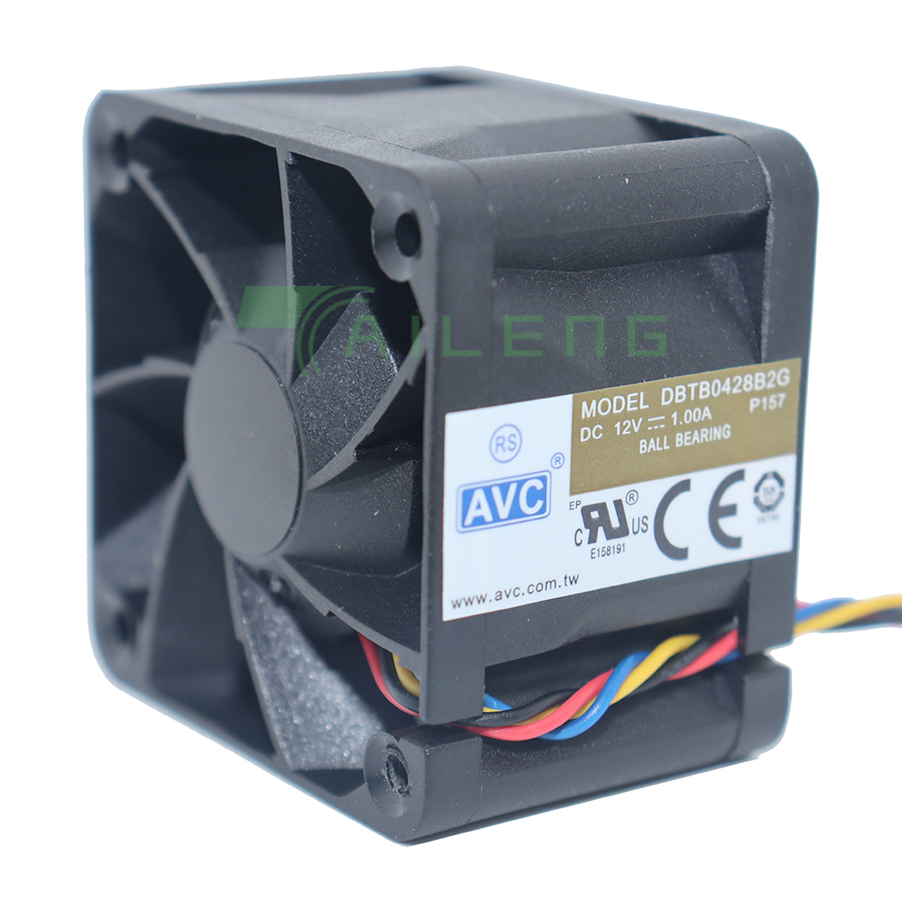 NEW 40MM Powerful Cooling Fan For AVC 4028 12V 1A DBTB0428B2G High Speed Server Fans 404028mm Dual Ball Bearing 4-wire 4Pin