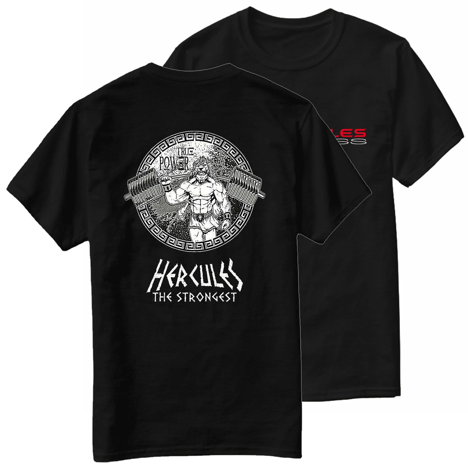 

Iron Gods Hercules Deadlifter Gym Fitness Muscle Training T-Shirt 100% Cotton O-Neck Short Sleeve Casual Mens T-shirt Size S-3XL