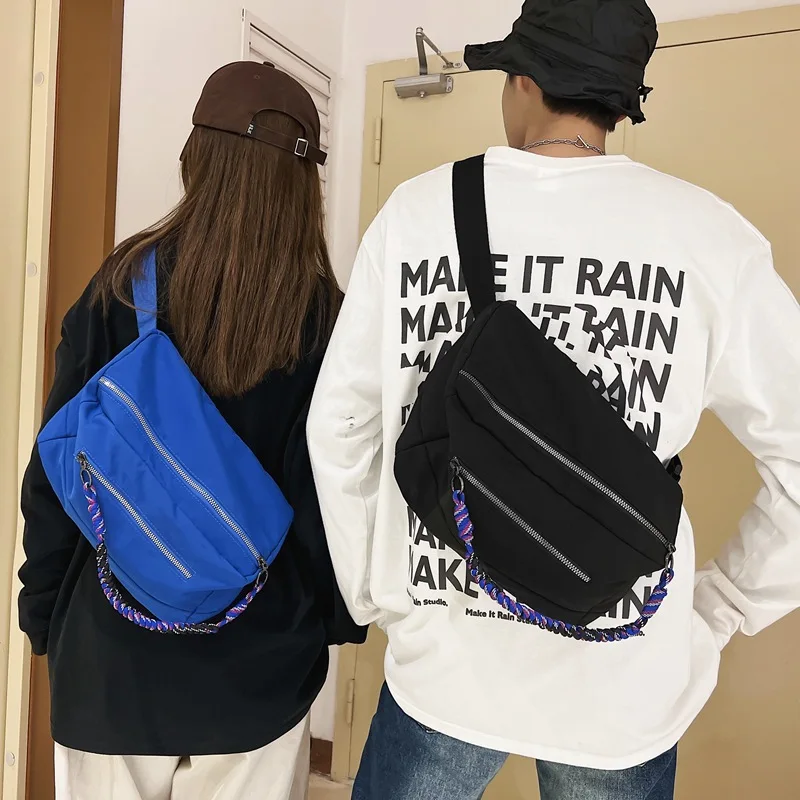 

Популярные парные однотонные нейлоновые сумки через плечо Ins, женские/мужские сумки, вместительная сумка для колледжа для путешествий