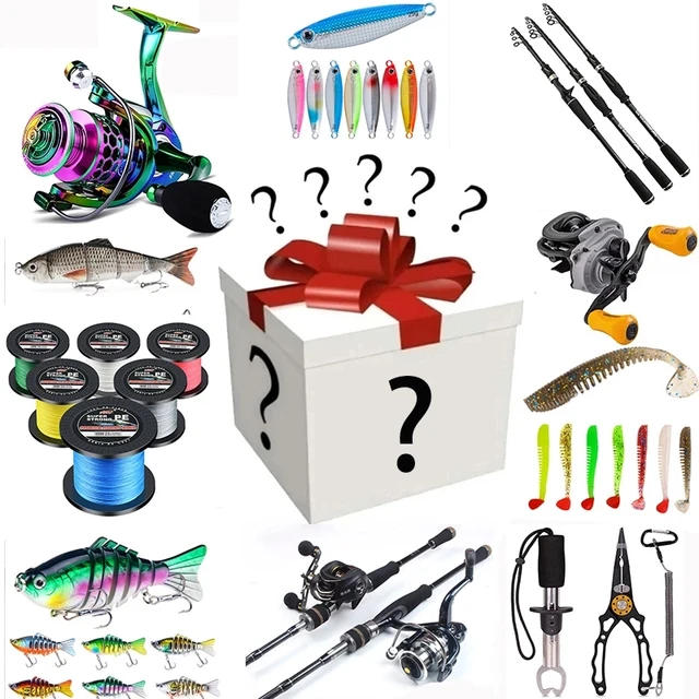 2022 Newest Mystery Surprise Box Fishing 100% Get High Quality Gift Fishing  Hooks Lures Set Accessories Tackle Blind Box Pesca - Fishing Rods -  AliExpress