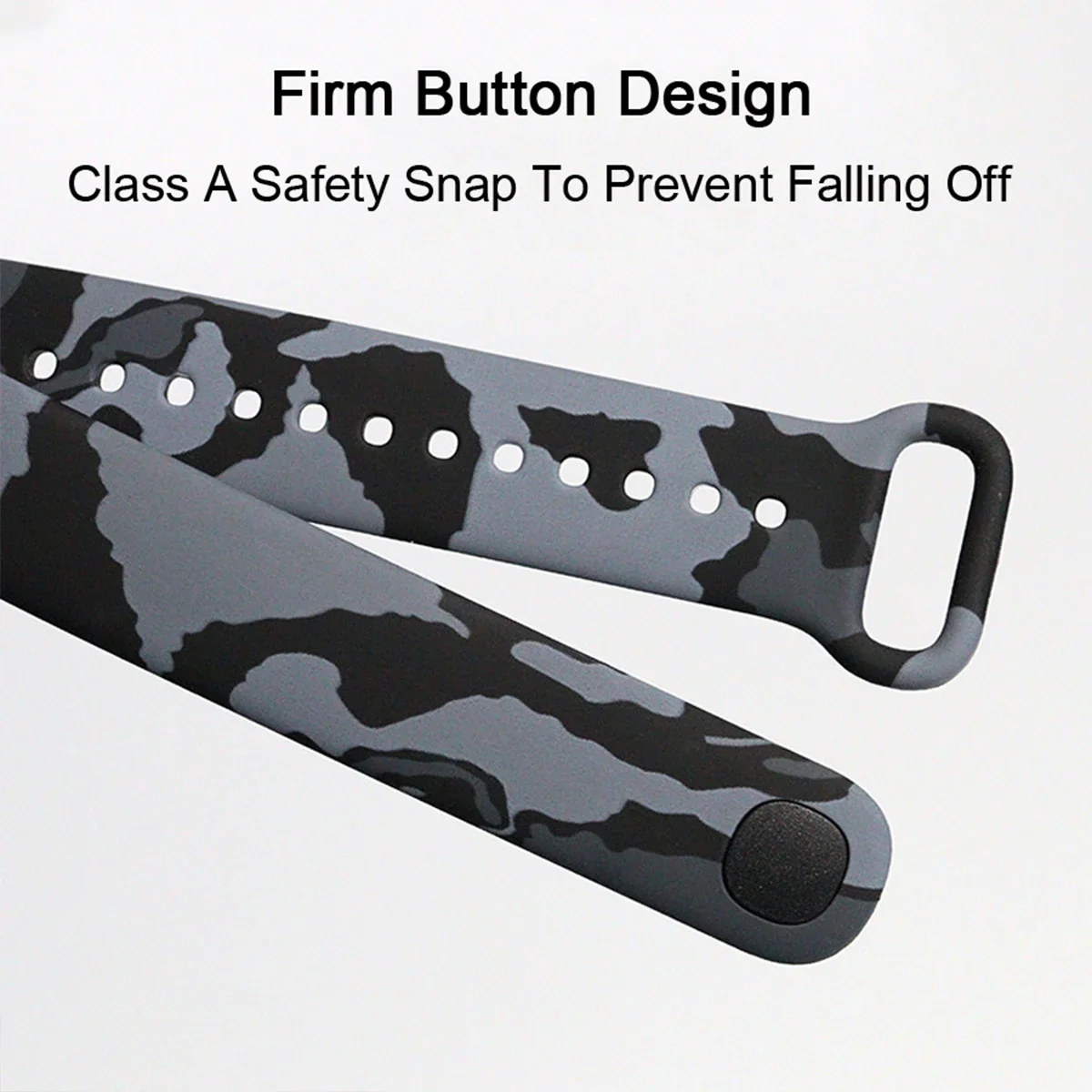 Colorful Printed Silicone Strap for Smartwatch Replacement Bracelet Band