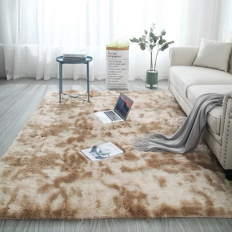 Modern Fluffy Carpets for Living Room Decoration Large Area Rug Home Soft  Lounge Carpet Thick Bedroom Decor Bedside Rugs Mat