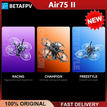 BETAFPV Air75 II ELRS 2.4G Quadricottero Brushless Ultraleggero 1S 5IN1 II Mini Drone RC con Telecamera FPV VTX 2026 NUOVO