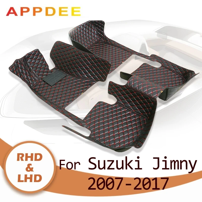 

APPDEE Car floor mats for SUZUKI Jimny 2007-2010 2011 2012 2013 2014 2015 2016 2017 Custom auto foot Pads automobile