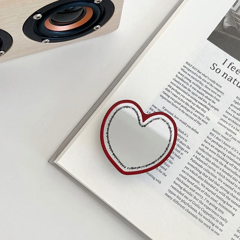 3D Cute Cartoon Makeup Mirror Phone Holder with Ring Grip