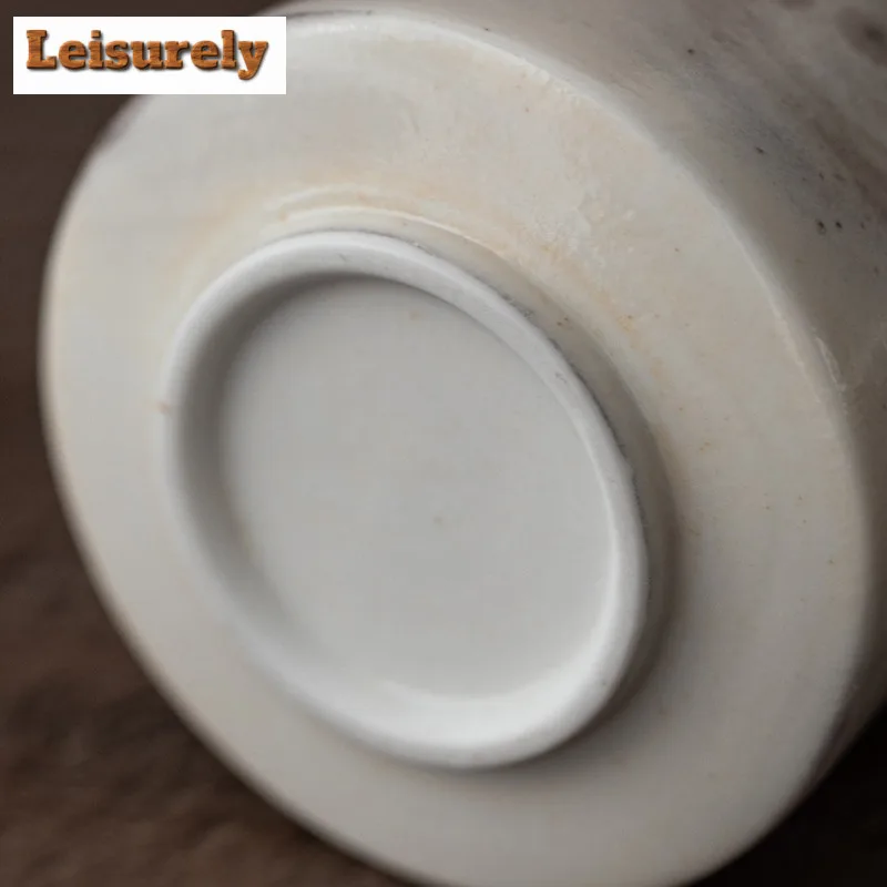 120ml Ink Painting Teacup Zen Tea Bowl Sample Tea Cup Tea-tasting Smelling Cup Jianzhan Master Cups Tea Ceremony Supplies Craft