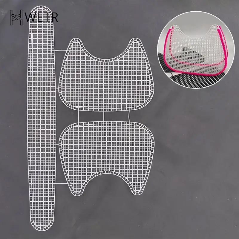 

Underarm Bag Mesh Knitting Lining Weaving Plastic Mesh Sheet Accessories Velvet DIY Trim Tools