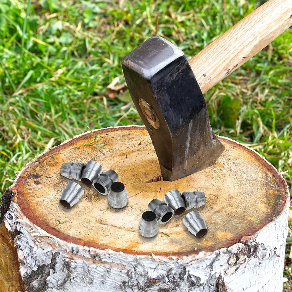 18 Pcs Metal Wedge for Hammer Hatchet Handle Axe Iron Fuel Tank Grommet Wedges Masonry Fittings 4
