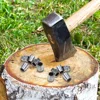 18 Pcs Metal Wedge for Hammer Hatchet Handle Axe Iron Fuel Tank Grommet Wedges Masonry Fittings 4