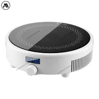 Круглая индукционная варочная панель — многофункциональная портативная плита с горячей кастрюлей для общежитий, мини-магнитная нагревательная плита