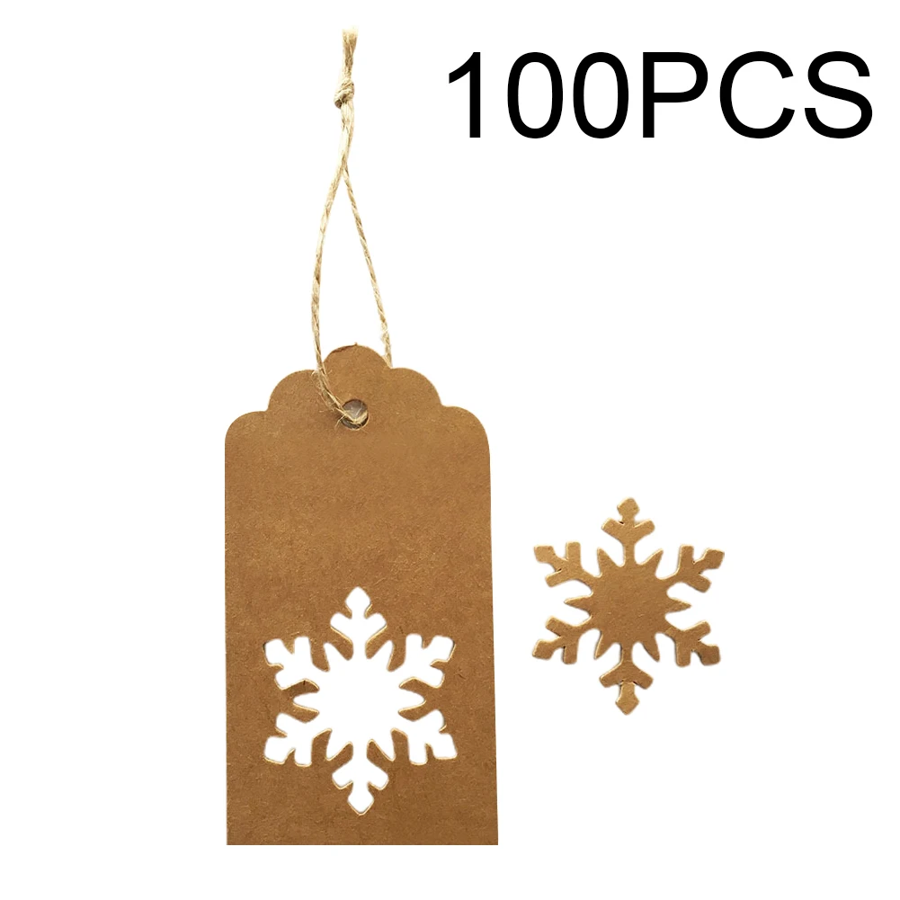 9 Jeweled Square Christmas Gift Tags with String