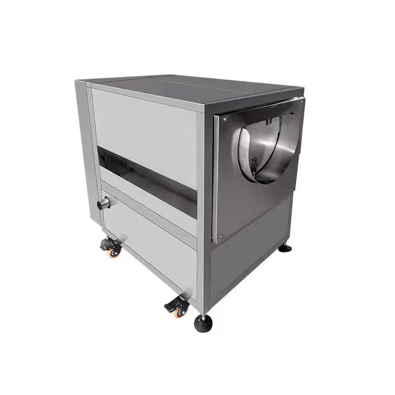 Automatic 150KG/H Potato Washing Machine Fruit Vegetable Washing and Peeling Machine Potato Carrot Peeling Machine 5