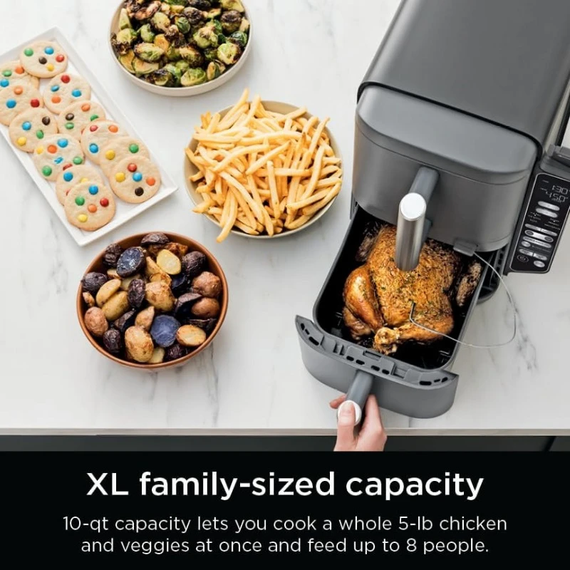DoubleStack XL Smart 2-Basket Air Fryer, Smart Cook System, DoubleStack Technology Cook 4 Foods At Once, Space Saving Design 6