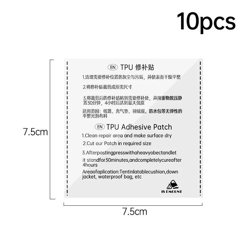 Waterproof Transparent Repair Tape Kit for Camping and Outdoor Gear
