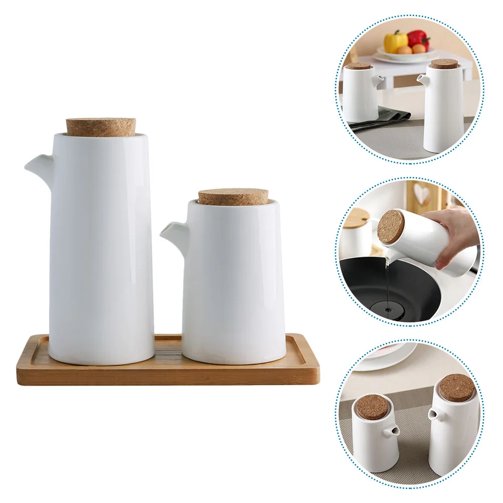 

Dispenser Jar Sauce Oil Container Condiment Seasoning Vinegar Pot Spice Cruet Soy Bottle Olive Liquid Pots Jars Holder