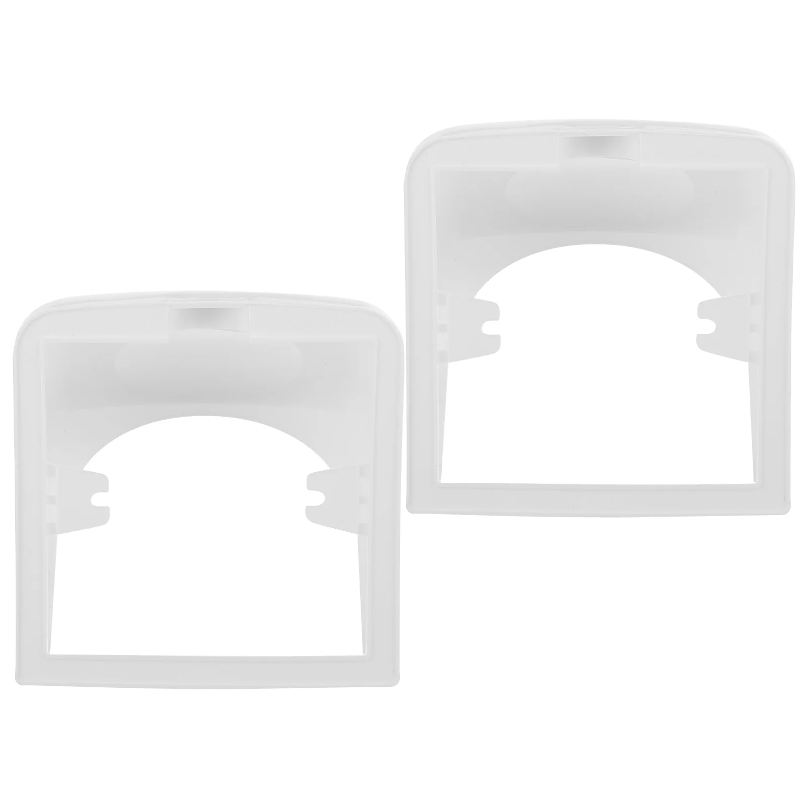 

2 Pcs Waterproof Box Cover Outlet Covers Socket Yard Bathroom Wall Case Protective Plastic