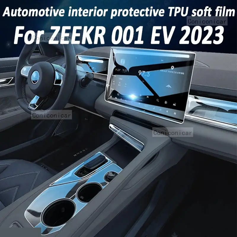 

Navigation Automotive Interior Panel Screen Protective Film TPU Anti-Scratch Sticker Protect For ZEEKR 001 EV Electric 2023 2022