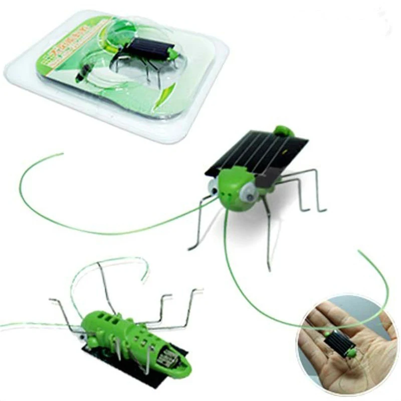 Grasshopper Toy Solar Robot Kit Solar Grasshopper Robot Toys Essential Gadgets Gifts Toys Battery Free Children Kids Gifts