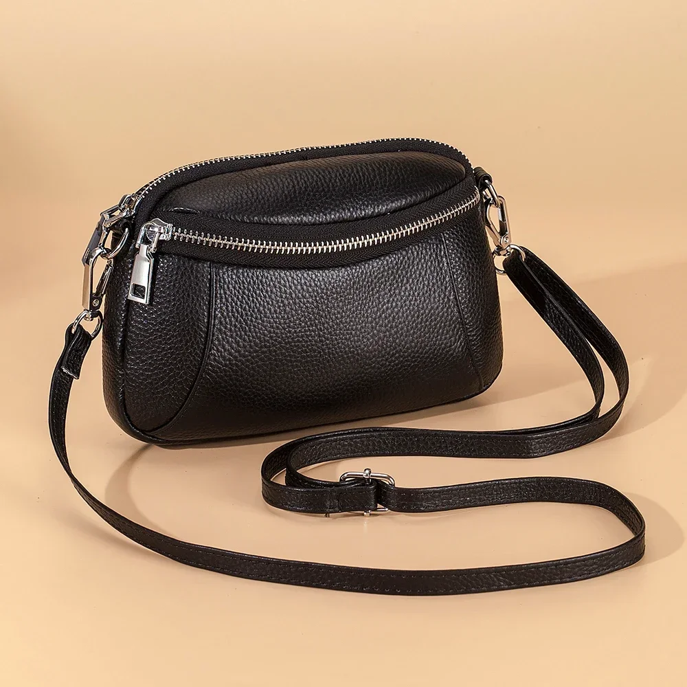 Genuine Leather Tote Bag High Quality Cowhide Ladies Handbags New Luxury Women Shoulder Bag Small Crossbody Bags for Women