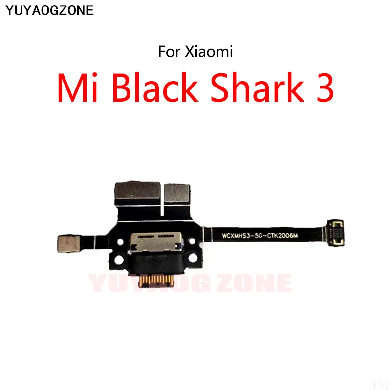 

USB Charging Dock Port Socket Jack Connector Charge Board Flex Cable For Xiaomi Mi Black Shark 3 KLE-A0