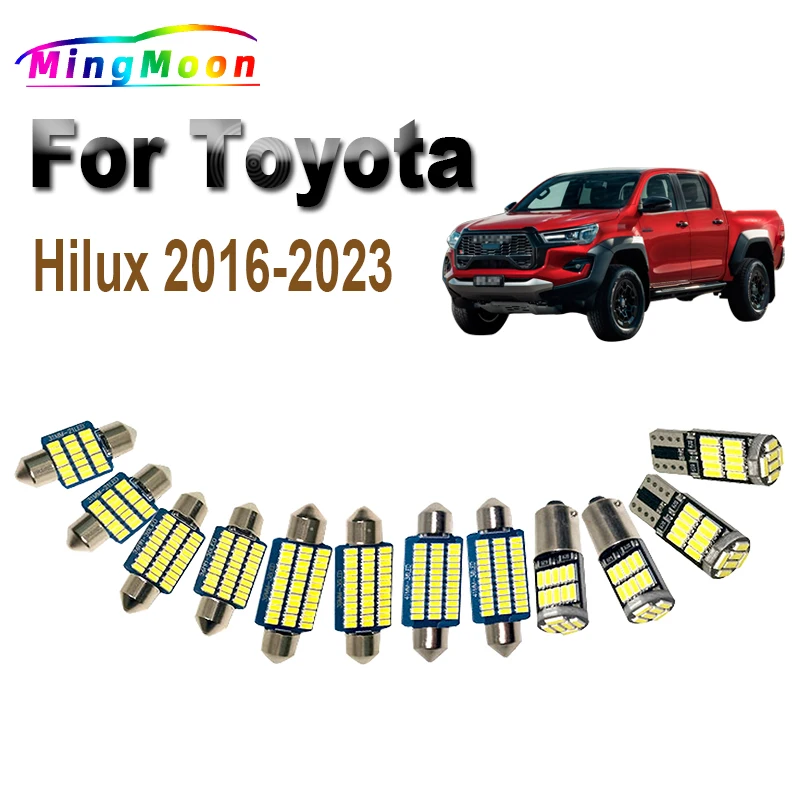8PcsCarBulbAccessoriesForToyotaHilux20162019202020212022