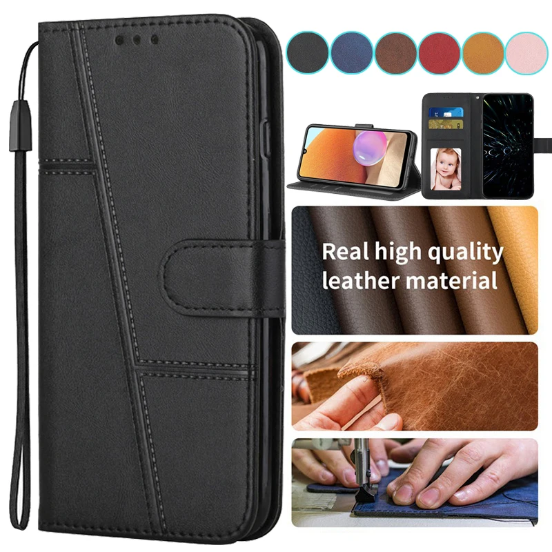 Magnetic Leather Wallet Flip Cover Phone Case