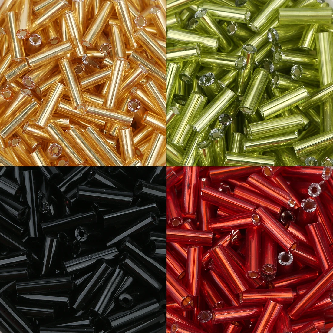 

2x6mm Charm Czech Glass Beads Cylindrical Tube Spacer Seed Beads For Jewelry Making DIY Earring Necklace Accessories